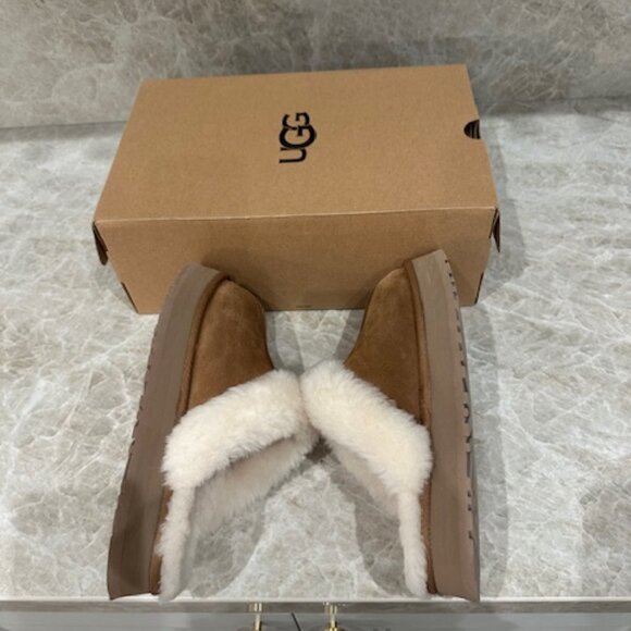 Ugg Disquette Slipper Chestnut Sz 9 - Picture 6 of 6